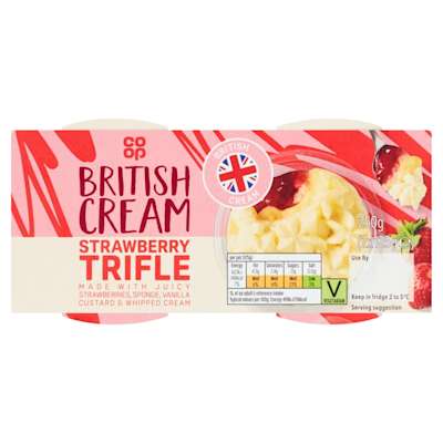 Co-op Strawberry Trifle 2s 250g Co-op Strawberry Trifle 2s 250g