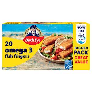 Birds Eye 20 Omega 3 Fish Fingers 560G Birds Eye 20 Omega 3 Fish Fingers 560G