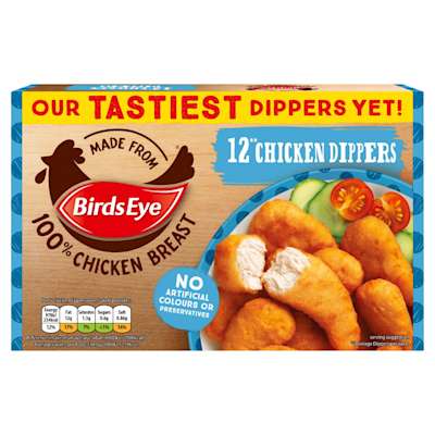 Birds Eye 12 Chicken Dippers 220g Birds Eye 12 Chicken Dippers 220g