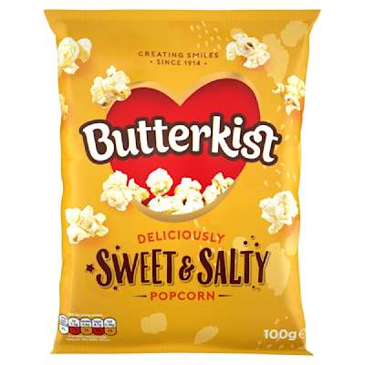 Butterkist Sweet and Salted Popcorn 100g Butterkist Sweet and Salted Popcorn 100g