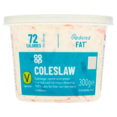 Co-op reduced fat coleslaw 300g Co-op reduced fat coleslaw 300g