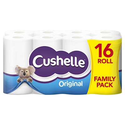 Cushelle White Toilet Tissue 16 Roll Cushelle White Toilet Tissue 16 Roll