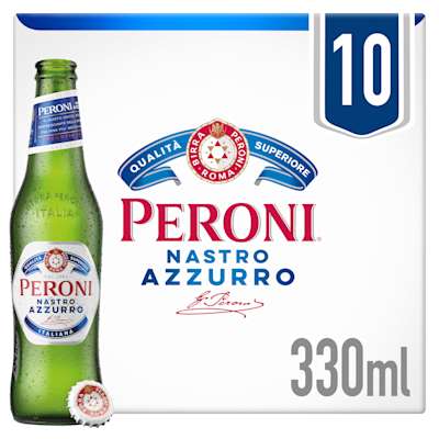 Peroni Nastro Azzurro 10 x 330ml Peroni Nastro Azzurro 10 x 330ml