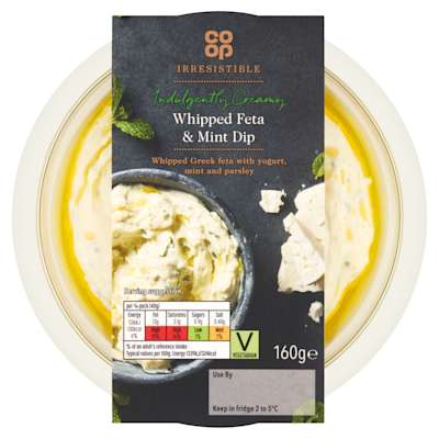 Co-op Irresistible Feta Dip with Mint Oil Dip 160g Co-op Irresistible Feta Dip with Mint Oil Dip 160g