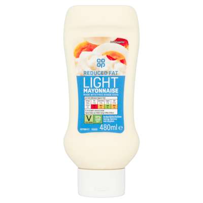 Co-op Reduced Fat Light Mayonnaise 480ml Co-op Reduced Fat Light Mayonnaise 480ml