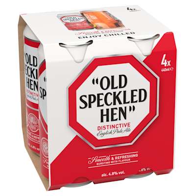Old Speckled Hen 4.8% Cans 4x440ml Old Speckled Hen 4.8% Cans 4x440ml