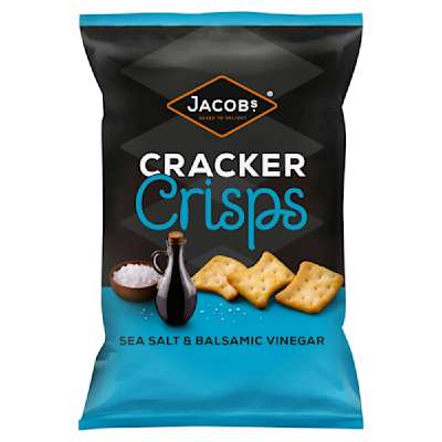 Jacob’s Sea Salt & Balsamic Vinegar Crisps Jacob’s Sea Salt & Balsamic Vinegar Crisps