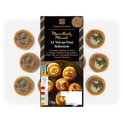 Co-op Irresistible Pioneer Crunch Vol Au Vents 170g Co-op Irresistible Pioneer Crunch Vol Au Vents 170g