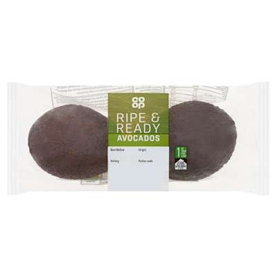 Co-op Ripe And Ready To Eat Avocados 2pk Co-op Ripe And Ready To Eat Avocados 2pk