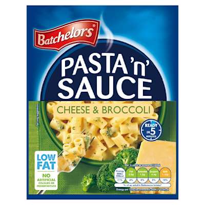 Batchelors Pasta N Sauce Cheese And Broccoli 99g Batchelors Pasta N Sauce Cheese And Broccoli 99g