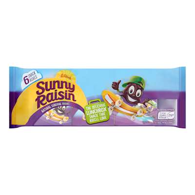 Sunny Raisins 6x42.5g Sunny Raisins 6x42.5g