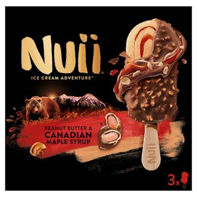 Nuii Peanut Butter & Candian Maple Syrup 3x90ml Nuii Peanut Butter & Candian Maple Syrup 3x90ml