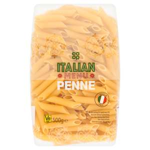 Co-op Italian Menu Penne 500g Co-op Italian Menu Penne 500g