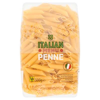 Co-op Italian Menu Penne 500g Co-op Italian Menu Penne 500g