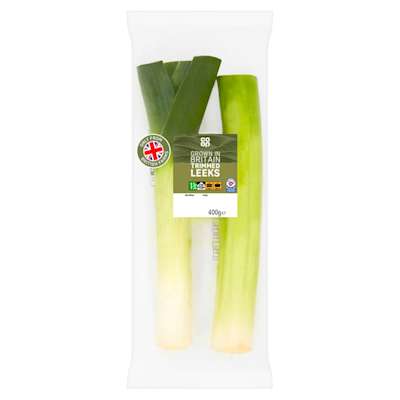 Co-op Trimmed Leeks 400g Co-op Trimmed Leeks 400g