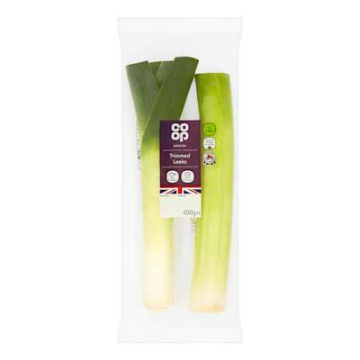 Co-op Trimmed Leeks 400g Co-op Trimmed Leeks 400g