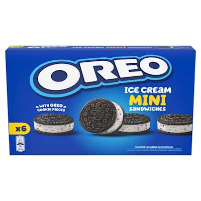 Oreo Ice Cream Mini Sandwiches 6x55ML Oreo Ice Cream Mini Sandwiches 6x55ML