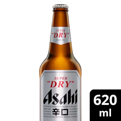 Asahi Super Dry Beer Bottle 620ml Asahi Super Dry Beer Bottle 620ml