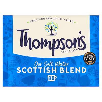 Thompsons Scottish blend 80 teabags Thompsons Scottish blend 80 teabags