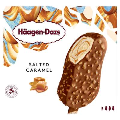 Häagen-Dazs Salted Caramel 3x80ml Häagen-Dazs Salted Caramel 3x80ml