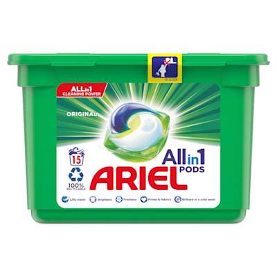 Ariel 3 in 1 Pods Regular 15s Ariel 3 in 1 Pods Regular 15s