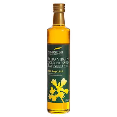 Mackintosh Glendaveny Extra Virgin Cold Pressed Rapeseed Oil 500ml Mackintosh Glendaveny Extra Virgin Cold Pressed Rapeseed Oil 500ml