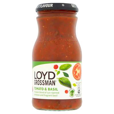 Loyd Grossman Tomato & Basil Sauce 350g Loyd Grossman Tomato & Basil Sauce 350g