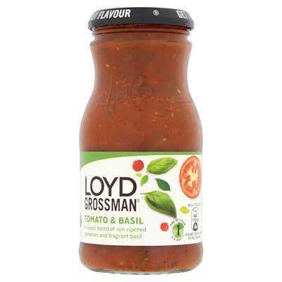 Loyd Grossman Tomato and Basil Sauce 350g Loyd Grossman Tomato and Basil Sauce 350g