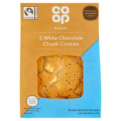 Co-op Bakery White Chocolate Chunk Cookies Co-op Bakery White Chocolate Chunk Cookies