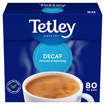 Tetley Decaf Tea Bags 80pk Tetley Decaf Tea Bags 80pk