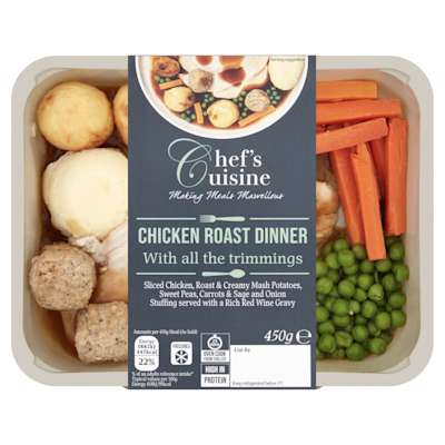Chef's Cuisine Chicken Roast Dinner 450g Chef's Cuisine Chicken Roast Dinner 450g