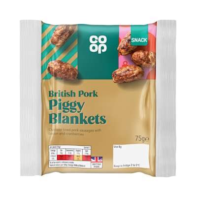 Co-op Piggy Blankets Cocktail Sausages Co-op Piggy Blankets Cocktail Sausages