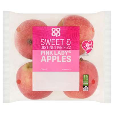 Co-op Pink Lady Apples 4pk Co-op Pink Lady Apples 4pk