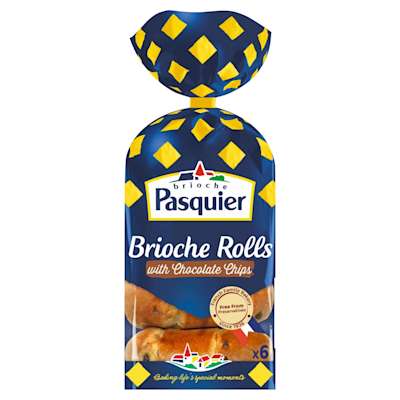 Brioche Pasquier Choc Chip Pain Au Lait 6pk Brioche Pasquier Choc Chip Pain Au Lait 6pk