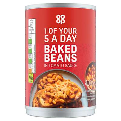 Co-op Baked Beans in Tomato Sauce 400g Co-op Baked Beans in Tomato Sauce 400g