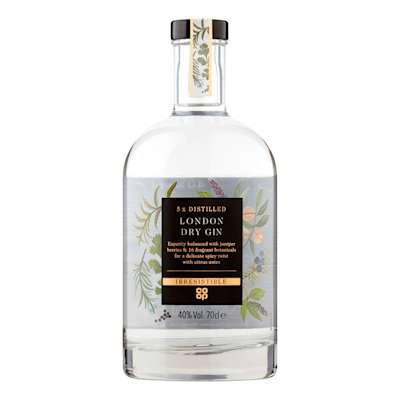 Co-op Irresistible London Dry Gin 70cl Co-op Irresistible London Dry Gin 70cl