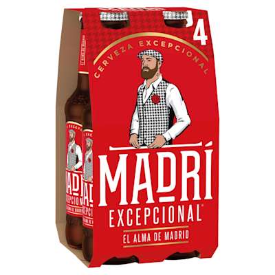 Madrí Excepcional Bottles 4 x 330ml Madrí Excepcional Bottles 4 x 330ml