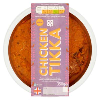 Co-op Takeaway Chicken Tikka 350g Co-op Takeaway Chicken Tikka 350g