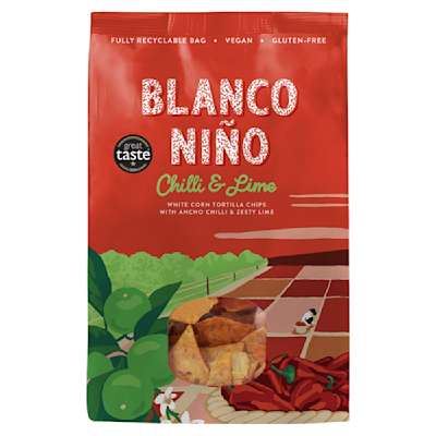 Blanco Niño Chilli & Lime Tortilla Chips 170G Blanco Niño Chilli & Lime Tortilla Chips 170G