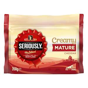 Seriously Strong Mature White Cheddar 350g Seriously Strong Mature White Cheddar 350g