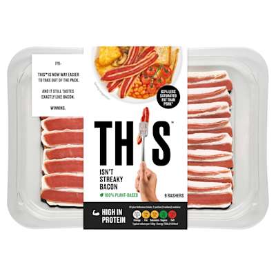 This Isn't Streaky Bacon Plant-Based Rashers 105g This Isn't Streaky Bacon Plant-Based Rashers 105g