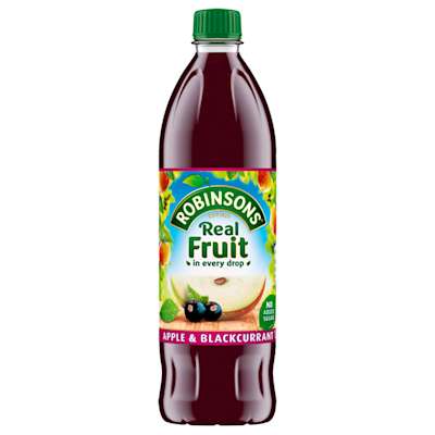 Robinsons Apple and Blackcurrant No Added Sugar Fruit Squash 1 Ltr Robinsons Apple and Blackcurrant No Added Sugar Fruit Squash 1 Ltr