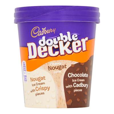Cadbury Double Decker Tub 480ml Cadbury Double Decker Tub 480ml