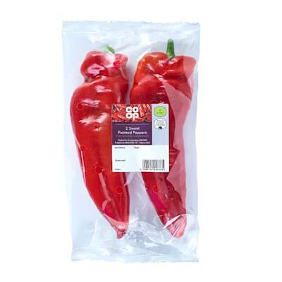 Co-op Specially Selected Sweet Pointed Peppers 2s Co-op Specially Selected Sweet Pointed Peppers 2s