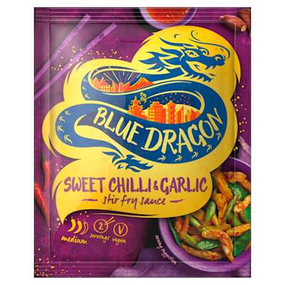Blue Dragon Sweet Chilli & Garlic Stir Fry Sauce 120g Blue Dragon Sweet Chilli & Garlic Stir Fry Sauce 120g
