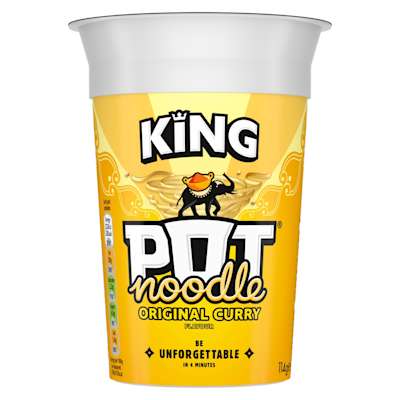 King Pot Noodle Original Curry 114g King Pot Noodle Original Curry 114g