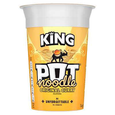 King Pot Noodle Original Curry 114g King Pot Noodle Original Curry 114g
