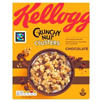 Kelloggs Crunchy Nut Clusters Curls 400g Kelloggs Crunchy Nut Clusters Curls 400g
