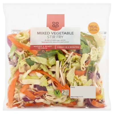 Co-op Mixed Vegetable Bag 320g Co-op Mixed Vegetable Bag 320g