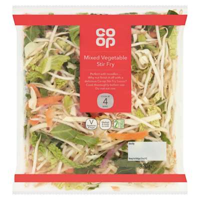 Co-op Mixed Vegetable Bag 320g Co-op Mixed Vegetable Bag 320g